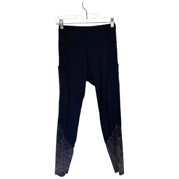 ZYIA Light n Tight Black and White Speckled Leggings Size Medium 6-8 Exercise - Picture 1 of 8